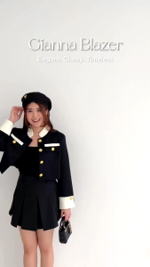 Atasan Crop Top Jaket Wanita Terbaru Korean Style