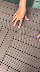 แผ่นปูพื้นพลาสติก แผ่น DIY ตกแต่งสวน พื้นสวน ทนแดด ทนฝน กันน้ำ กันลื่น