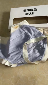 Hộp 6 quần lót nữ chất cotton kháng Set 6 quần lót nữ MUIiJ cao cấp chất cotton kháng Quần lót nữ