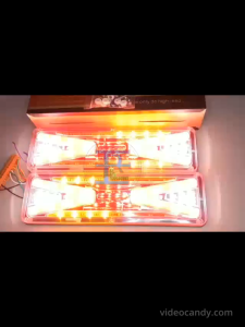 1 Pair(2pcs) - R/E V-Series 12V~24V (12"x3.5") TAIL LIGHT for All Truck Jeep L300 Elf Forward Bus - WATERPROOF