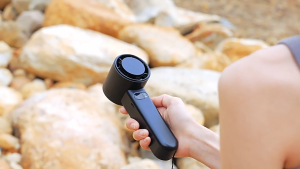 [SG] Portable Handheld Turbo Fan 100 Speeds Adjustable Jet Air Conditioner Refrigeration Mini Fan LED Display USB