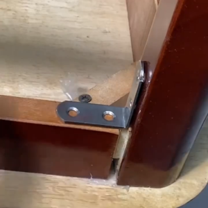 เหล็กฉากสีดำ เหล็กฉากยึดมุม DIY เหล็กฉากตัวL เหล็กฉากเจาะรู หนา 2.0-2.7 มิล