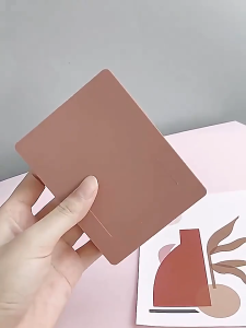 Kuas Make Up Brush Kit Set 5 in 1 Kuas Lembut Dilengkapi Cermin / Make Up Brush Set 5 in 1 SH F02