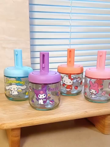 Sanrio Shanghai Hello Kitty My Melody Seasoning Jar Kuromi Cinnamoroll Salt Bottle with Adjustable Spoon