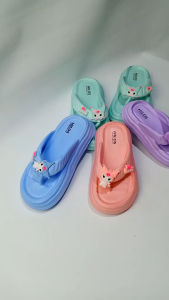 Sandal Japit Anak Perempuan motif Kuromi My melody Anti slip(24-35)