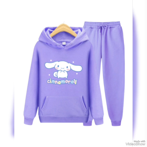 Sweater Hoodie Stelan Anak-Anak CINNAMOROLL Viral Usia 4-13 Thn