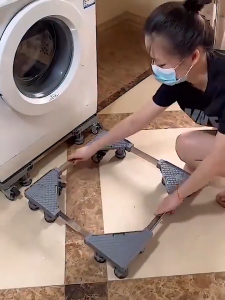 Movable Washing Machine Stand & Adjustable Base
