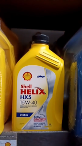 Shell Helix Diesel HX5 SAE 15W-40 / 6L6+1L6+2L.Premium Multi-Grade Motor Oil Active Cleansing Technology Protection for Total Engine Reliability น้ำมันเครื่องยนต์ เชลล์ เฮลิกส์