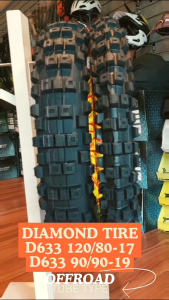 DIAMOND TIRE SET R19/R17 D633 OFFROAD TIRE FOR XR150L XTZ150 -  120/80-17 & 90/90-19