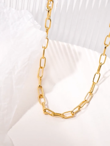 24K Saudi Gold Nasasangla 100% Original Choker Necklace for Women Thick chain necklace for women Birthday gift for girlfriend