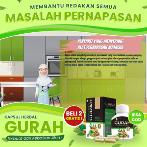 Promo Kapsul Gurah Herbal - Beli 2 Gratis 1 Atasi Asma dan Batuk
