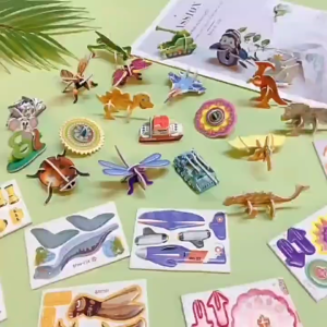 3D Paper Puzzle 3D Puzzles Toy For Stem Activities And Learning Fun Educational 3D Jigsaw Puzzles Stem Toy For KiDS