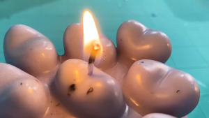 Love Rubiks Cube Silicone Mold DIY Baking Aromatherapy Candle Epoxy Jewelry Mold