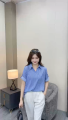 shop HAUL  Formal Blouse L-XL V-Neck Long Sided Stripe Casual & Fashion Wear Women  3020. 