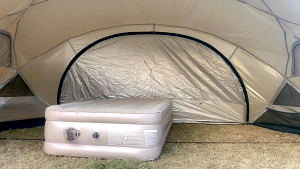 MOUNTAINHIKER Inflatable air bed double size with electric pump automatic portable foldable camping tent camping air bed tilam angin