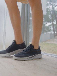 Skechers Men SKECHERS USA Street Wear Slade Quinto Shoes - 210810-BLK Air-Cooled Memory Foam