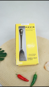 Preston Havin Dessert Fork Stainless Steel Garpu Makan | Sendok Makan Premium Termurah - 6 pcs - KP