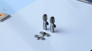 Professional Wireless Lavalier Microphone Lapel Mics Plug-Play Clip on Lapel Mic for Recording Vlog Live