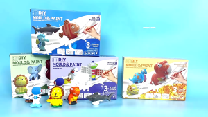 Bộ đồ chơi hoạt động Stem làm tượng từ bột thạch cao tại nhà