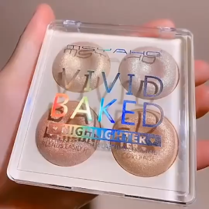 M447 MSYAHO พาเลทไฮไลท์โดนัท 4 สี กลิตเตอร์ ฉ่ำวาว เนื้อละเอียด สีสวย ติดทน Msyaho 447 - Lazada