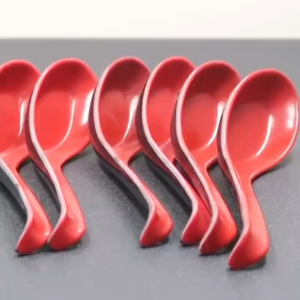 6PCS Melamine high-end rice spoon soup spoon shatterproof spoon kutsara