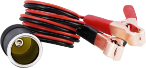 Wholesale Battery Clip Power Adapter Cigar Socket Car Cigarette Lighter Female Socket Extension Cable 1.5 meter