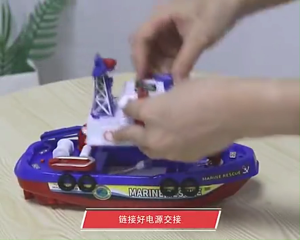 Siap stok siap air laut Fire Boat mainan air Spray musik Model lampu mainan penyelamat kebakaran kebakaran perahu kecepatan tinggi Non-Remote mainan untuk anak anak laki-laki hadiah ulang tahun