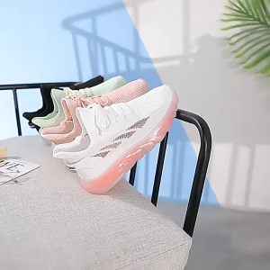Jelly sole coconut shoes womens sports shoes mesh breathable rubber shoes soft sole casual shoes