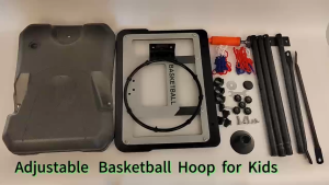 【Manila】Basketball Ring with Stand Height Adjustable Basketball Hoop Set for Kids/Adult 6.5/8.2ft Indoor Outdoor Portable Basketball Ring