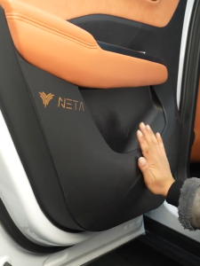 ZLWR NETA X สติ๊กเกอร์ป้องกันประตูรถ หนังPU กันเตะ ป้องกันสิ่งสกปรก NETA X อุปกรณ์รถ NETA ของแต่งรถ แต่งรถ