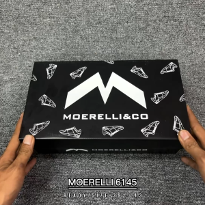 MOERELLI &CO M-6145 Fabrizio Low Putih Sepatu Casual Sneakers Pria Running Sport