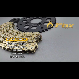 GEAR SET PAKET SUPRA FIT NEW SUPRA X 125 SUPRA X 125 F1 KARISMA 12T 45T 114L