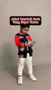 Highest Kids – Jaket Baseball Anak Full Sablon Size S-XL Usia 3th - 10th HKB