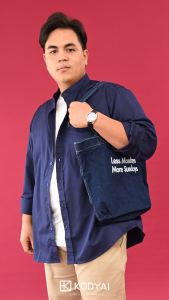 เสื้อเชิ้ตคอจีน แขนยาว อก 54-66 นิ้ว เสื้อคนอ้วนชาย : KODYAI โคตรใหญ่