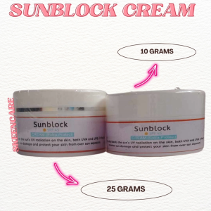 Sunblock Cream 25g SPF45 Lightweight Non-Greasy Cream