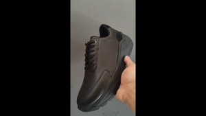 Arley Sepatu Sneakers Formal Pria Casual Hitam Kerja Kuliah Sekolah