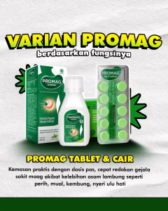 PROMAG SYRUP 60 ML/OBAT MAAG/OBAT KEMBUNG/NYERI ULU HATI
