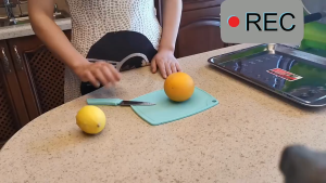 เครื่องหั่นผัก ผลไม้ ถอดประกอบได้ง่าย ที่สไลด์ผลไม้ (พร้อมส่งจากไทย) เครื่องตัดมัลติฟังชั่น