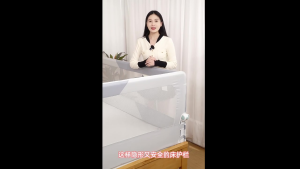 🇸🇬 Ready Stock Baby Bed Guard fence lift child bed baby guard fall prevention vertical No need to install anti-drop bed baffle 儿童婴儿床护栏