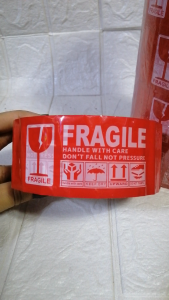 FRAGILE TAPE 100m/2inch PACKAGING TAPE (sold for 6pcs)