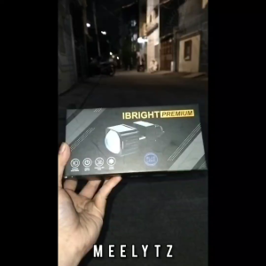 IBRIGHT ZE 303 Premium - Biled Projector Matrix x1 1.5inc Blue Lens 52watt high low Putih