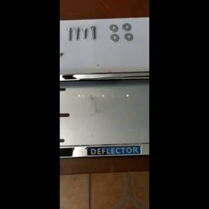 2PCS License Plate Frame LTO Metal Chrome License Plate Frames Universal Car License LTO Plate Covers Car Plate with Acrylic Cover Car Plate Holder