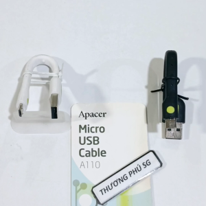 Cáp Micro USB dài 12Cm / Cáp USB 2.0 ra Micro USB (HIệu Apacer / Xả Kho)