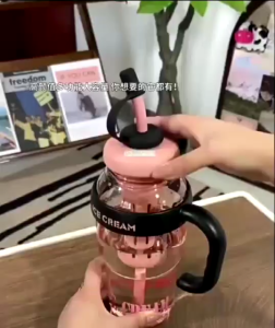 Ho-Ly BOTOL MINUM ICE CREAM JUMBO BESAR 1400ML BOTOL VIRAL BOTOL MINUM LUCU