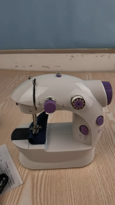 SALEE PAKET PROMO 3IN1 FREE MEJA+JARUM 1PACK MESIN JAHIT MINI PORTABLE 202