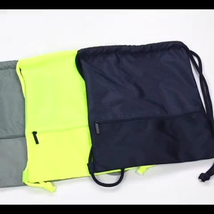 กระเป๋าหูรูด กระเป๋าเป้สะพายหลัง แบบหูรูด พับได้ กันน้ำ ความจุขนาดใหญ่ สำหรับพกพาเล่นกีฬา บาสเก็ตบอล เข้ายิม กลางแจ้ง