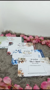 (50 PCS) Undangan Pernikahan Lipat LA E