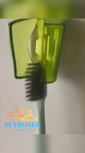 BUYBOXER SHOP Toothbrush Holder Case with Suction Cup 1 Pcs Wall Toothbrush Holder with Cover