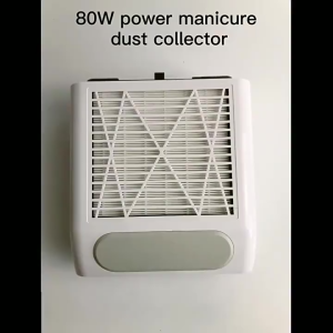 💅ส่งของจากไทย 💅พัดลมดูดฝุ่นเล็บ เครื่องดูดฝุ่นเล็บ 80W ขนาดใหญ่ การดูดอันทรงพลัง สีขาว/สีชมพู