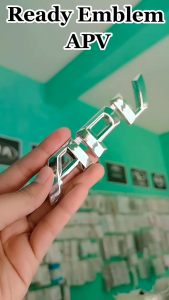 Emblem SUZUKI APV Belakang ARENA LUXURY GL GX Bahan Chrome Timbul Anti Luntur MS
